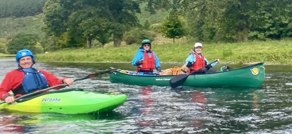Canoeing the Tweed