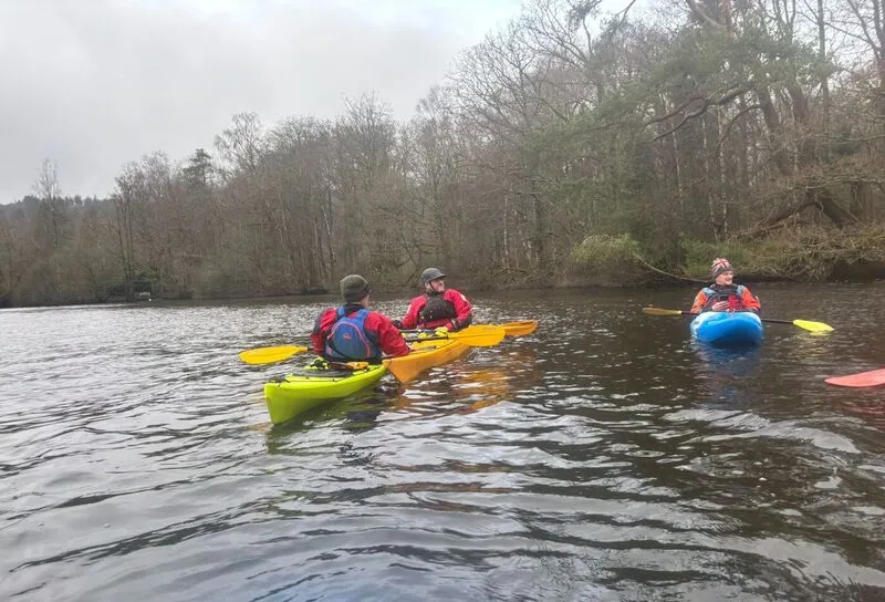 Paul Ross Gareth Kayakers