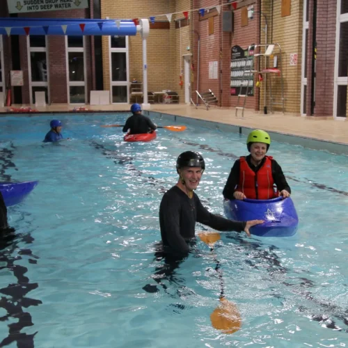 Kayak Confidence Winter Pool Practice Sessions